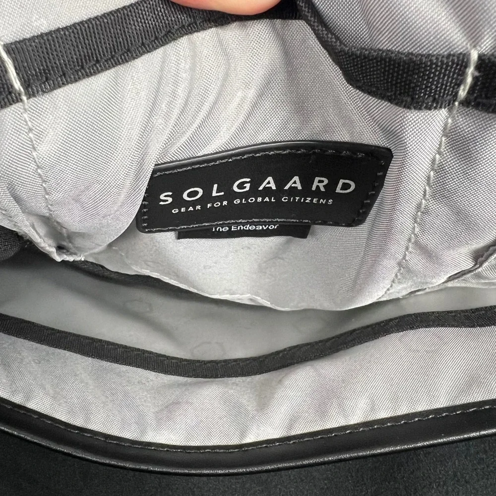 Solgaard The Endeavor Backpack Sand Beige Laptop Travel Bag Mens NWOT
